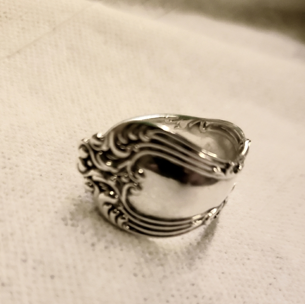 Handmade  Silver Spoon Ring